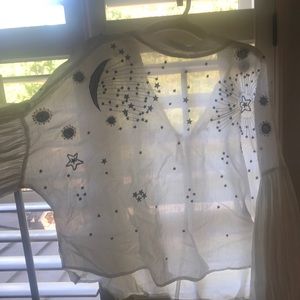 FREE PEOPLE DELICATE STAR SHIRT